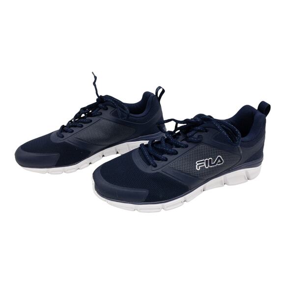 Fila Navy Blue Memory Foam Steel Sprint Lace Up Athletic Sneakers 8.5 Men's - Picture 5 of 9